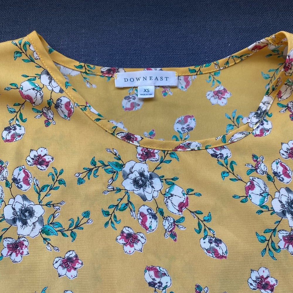 Beautiful yellow floral dress